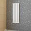 Modern Heating Flat Panel Single Radiator Vertical White Multi Sizes-16937419