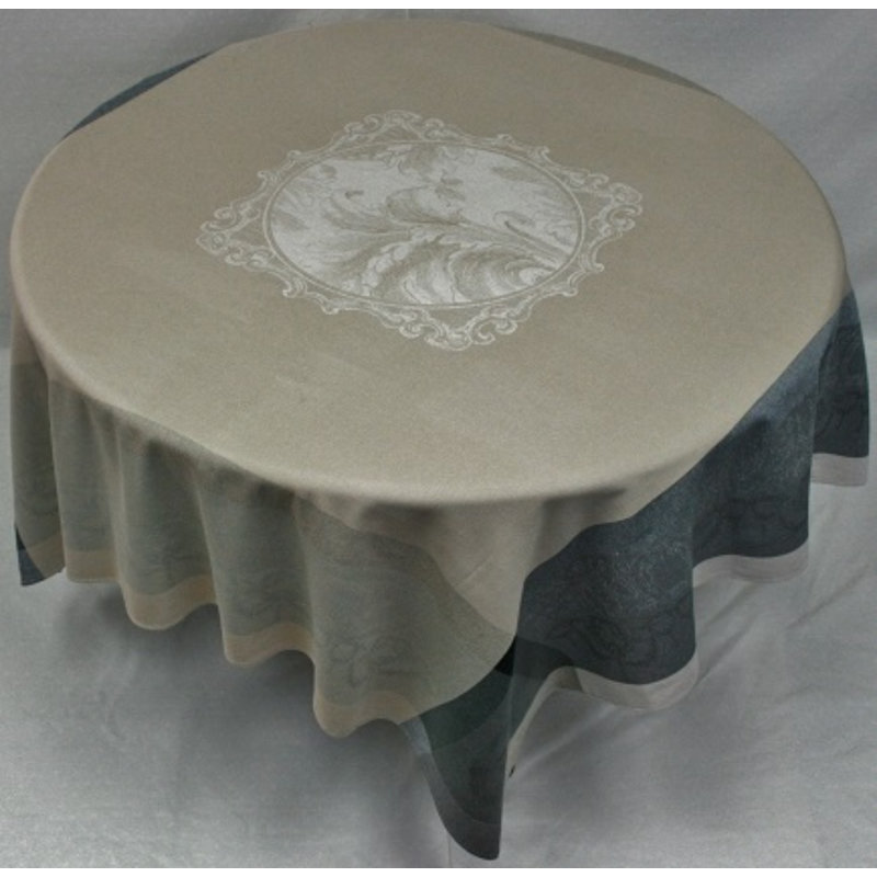 Nappe barocos, L 65 po x l 65 po, Gris