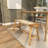 Cole And Grey Wood Handmade Traditional Bench With Rope Wrapped Seat