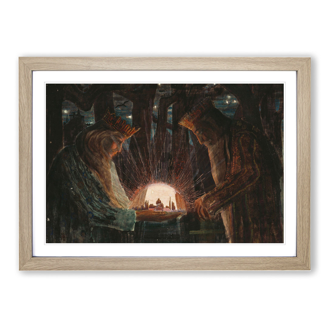 Fairy Tale of Kings by Mikalojus Konstantinas - Framed Print