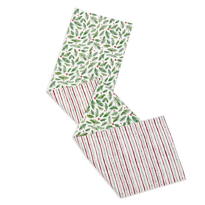 Lenox Bayberry Merry & Bright Reversible Runner