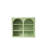 27.56"Glass Doors Modern Two-Door Wall Cabinet With Featuring Three-Tier Storage