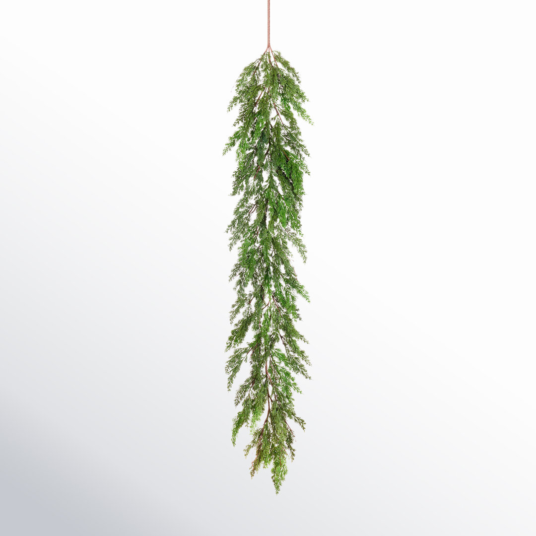 Adame 72'' in. Faux Cedar Garland Primrue