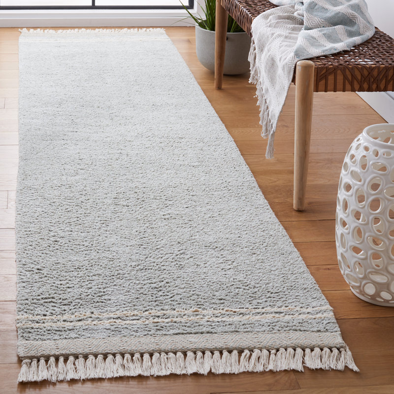 Jennaleigh Hand Woven Cotton Machine Washable Rug, Runner 2'3" x 9'