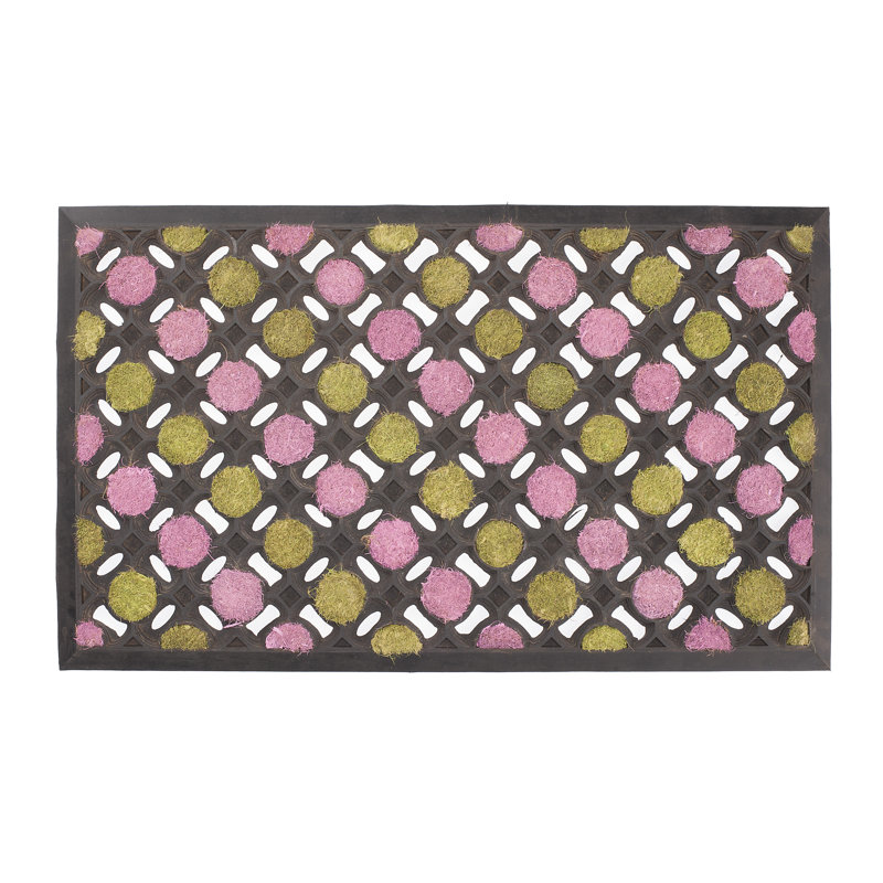 Brumley Polka Dots Outdoor Doormat