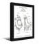 Dessin technique d'un brevet d'urinoir pour le bain et la lessive-721225300-721225298-721225297