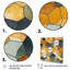 Coloré Hexagone II sur toile-478836845-478836846