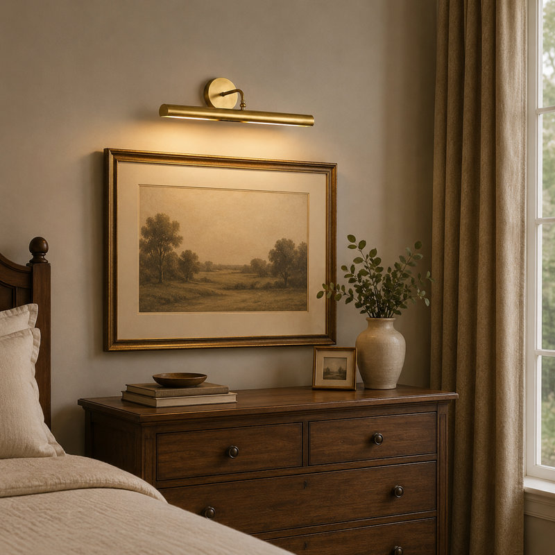 16 Inch Solid Brass Picture Light
