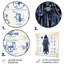 "Vintage Wizards Blueprint I - Witches", art mural en métal-2125597939