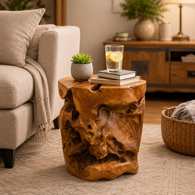 Solid Wood Accent Stool