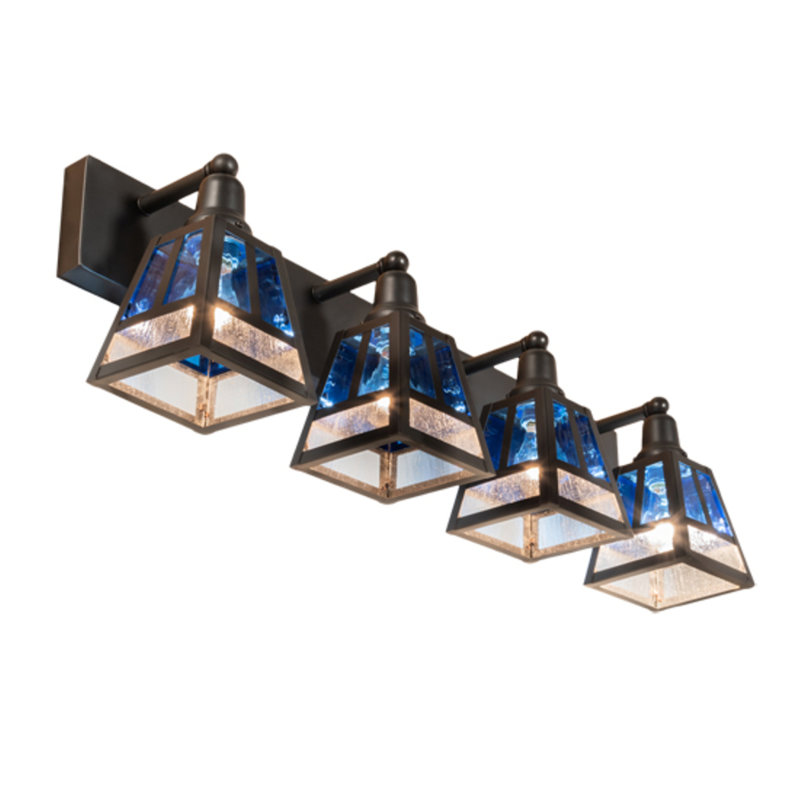 "T" Mission 4 - Light Vanity Light, Blue/White