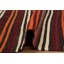 Tapis rayé en laine 5 x 11