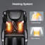 Faux Leather Heated Massage Chair-560541185
