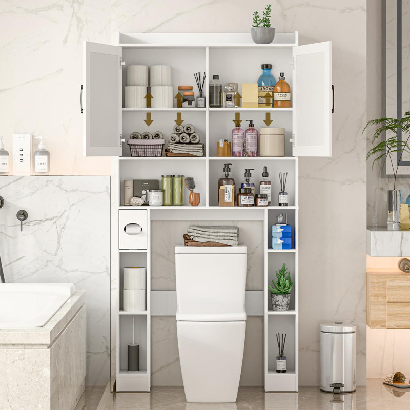 Armoire de rangement au-dessus de la toilette, Espresso