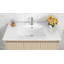 Meuble-lavabo simple 36 po avec comptoir en porcelaine Mena pré-assemblé