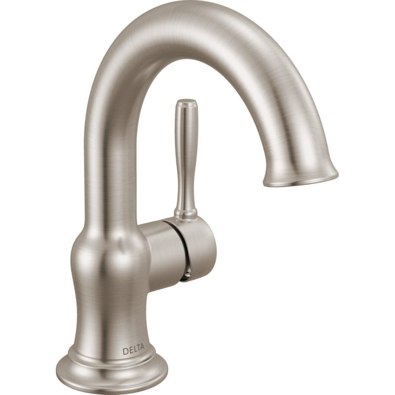 Single Handle Bathroom Faucet, Stainless