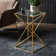 Glass Top Living Room Table Set