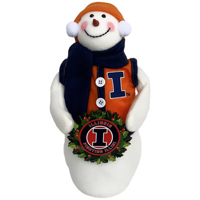 NCAA 12" Illinois Snowman