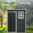 5x3 Resin Outdoor Storage Shed Black Pentroof(Random shipment of new and old items)