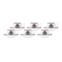 Argon Tableware Argon Tableware - Glass Cappuccino Cup & Saucer Set - 260ml  - Clear, Wayfair.co.uk