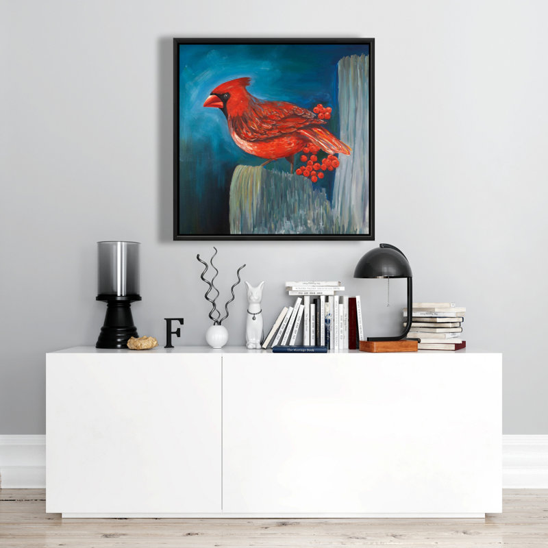 " Redbreast Bird On A Branch "
