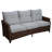 Wicker 5 - Person Patio Conversation Set with Cushions