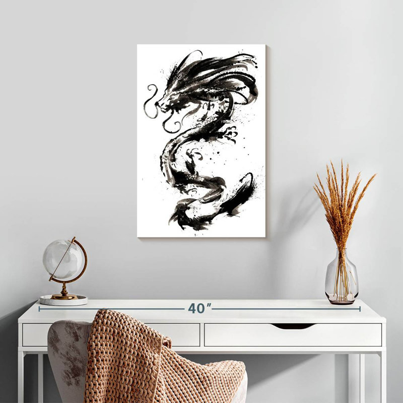 Asian Dragon, 24" H x 16" W