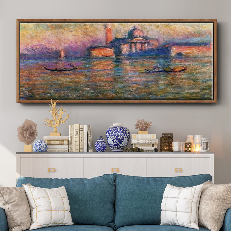 San Giorgio Maggior, 1908 04 - Toile encadrée, H 20 po x l 50 po
