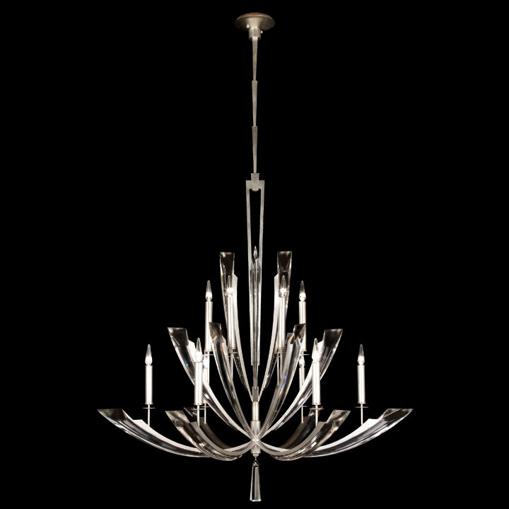 Lustre rond 54 po Vol de Cristal