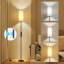 LED Floor Lamp with Remote Control, Standing Lamp with Squre Lampshade for Work Study, Living Room-1676388426