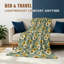 Housse de couette en flanelle à imprimé tournesol, 50 x 60 po-135726011