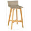 Tyringham Counter Stool with Solid Wood Frame