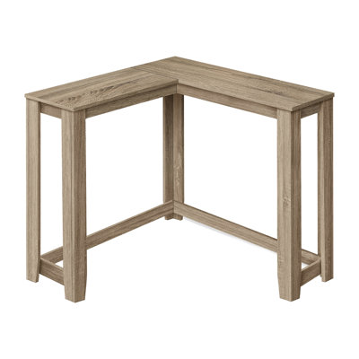 Bedroom Living Room Accent Console, Narrow Taupe Entryway Corner Table, Modern Stable Construction Table For Entryway, Console Room, Contemporary Solid Structure