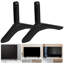 Support de support de table universel en aluminium pour support de table pour téléviseur de 15 à 24 po, salon, chambre à coucher, noir