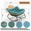Fauteuil à bascule Papasan-133586185-133586189
