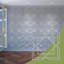 Panneaux muraux décoratifs en acrylique Lakewood, moyen, l 15 3/8 po x H 15 3/8 po x T 1/8 po, gris-581986640-581986654