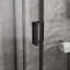 Porte de douche avec base de douche noire-124899063