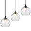 Luminaire suspendu sphérique 3 lumières à hauteur réglable en verre pour îlot de cuisine-1138713169-1138713172-1138713168