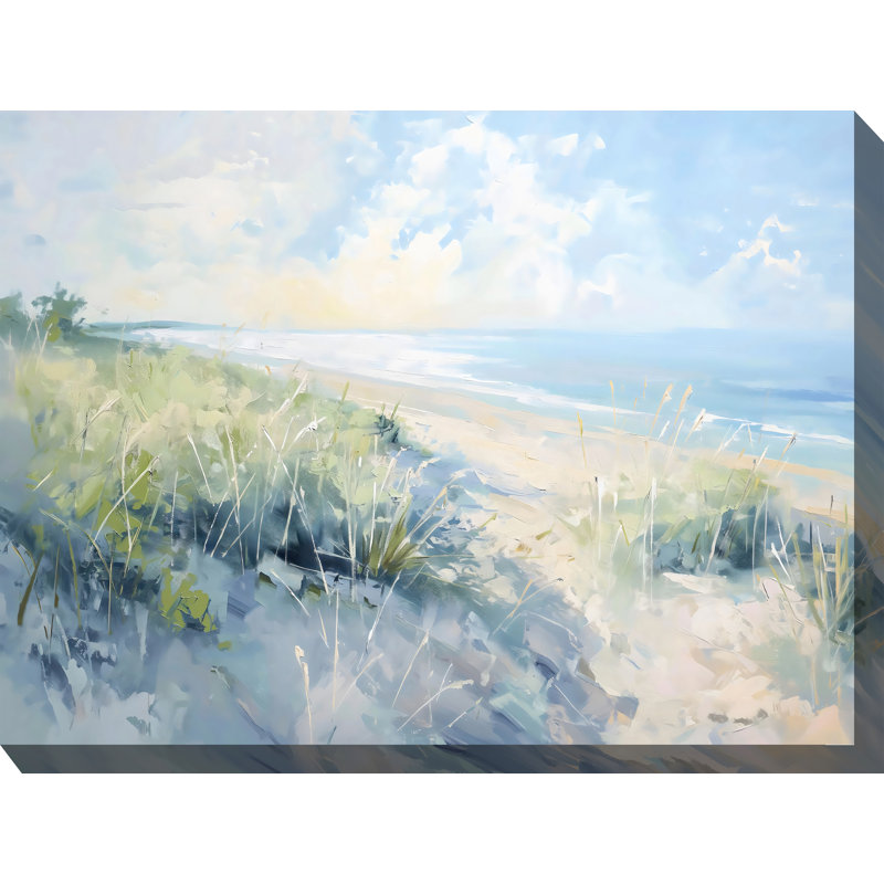Art sur toile, mer et sable