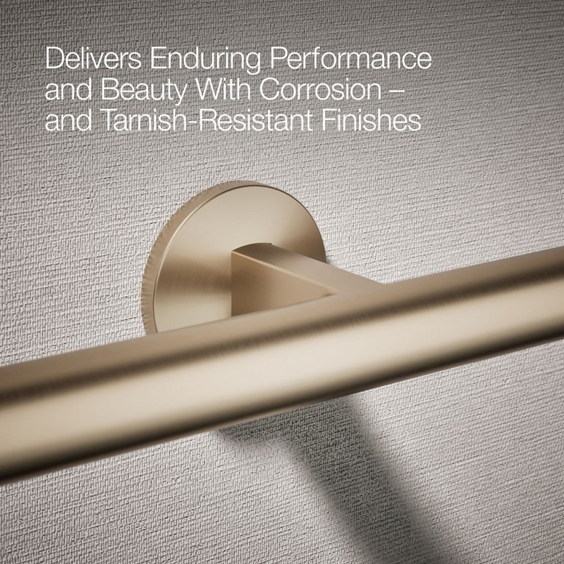 Components™ Double Towel Arm, Vibrant Brushed Bronze