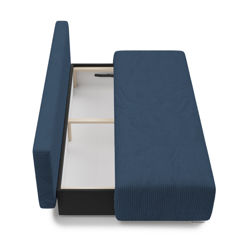 Adriyana 3 Seater Sofa Bed, Navy