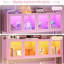 Meuble d'appoint en L Roarke de 62 po avec tablette et armoire rose-1681748497