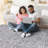 5X7 Ivory/Grey/Oriental Non-Shedding Living Room Bedroom Dining Home Office Stylish And Stain Resistant Area Rug-252748026