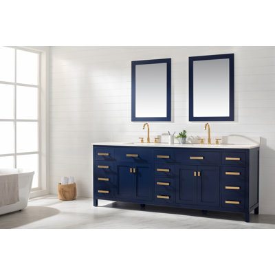 Ensemble de meuble-lavabo double 84 po Binion