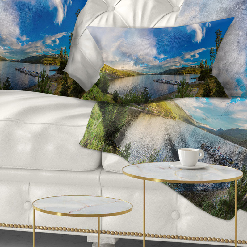 Landscape Reversible Throw Pillow