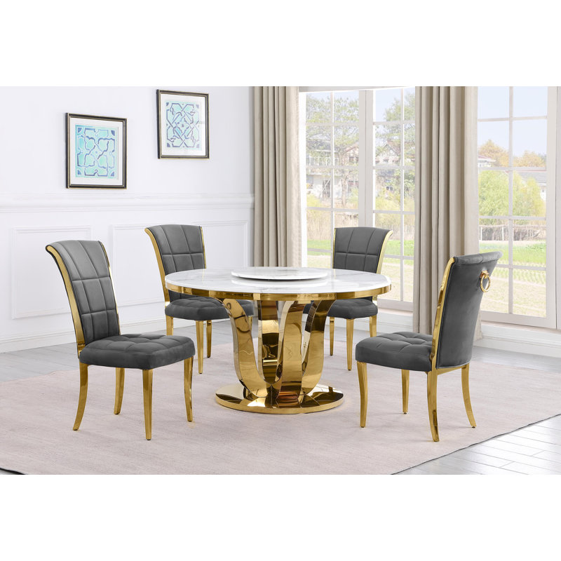 Ensemble repas 54 po Ridgefield, Gris foncé
