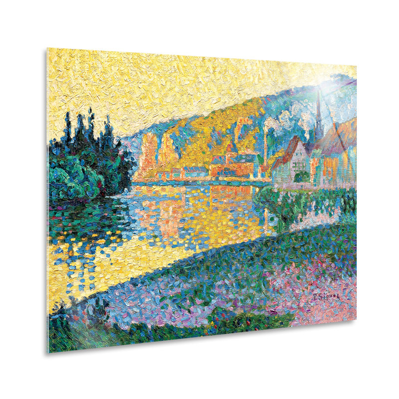 Setting Sun by Paul Signac - No Frame Print, Plastic/Acrylic, 100cm H  x  140cm W
