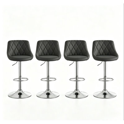 Swivel Yes Faux Leather Yes Bar Stool