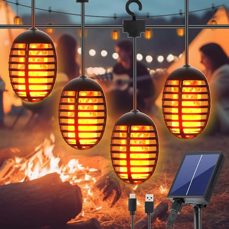 Jamire 12 Light Solar String Lights