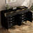 Black Solid wood Shoe Storage